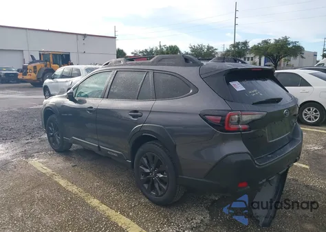 2025 Subaru Outback Onyx Edition z USA, uszkodzony, nr VIN 4S4BTALC5S3179161